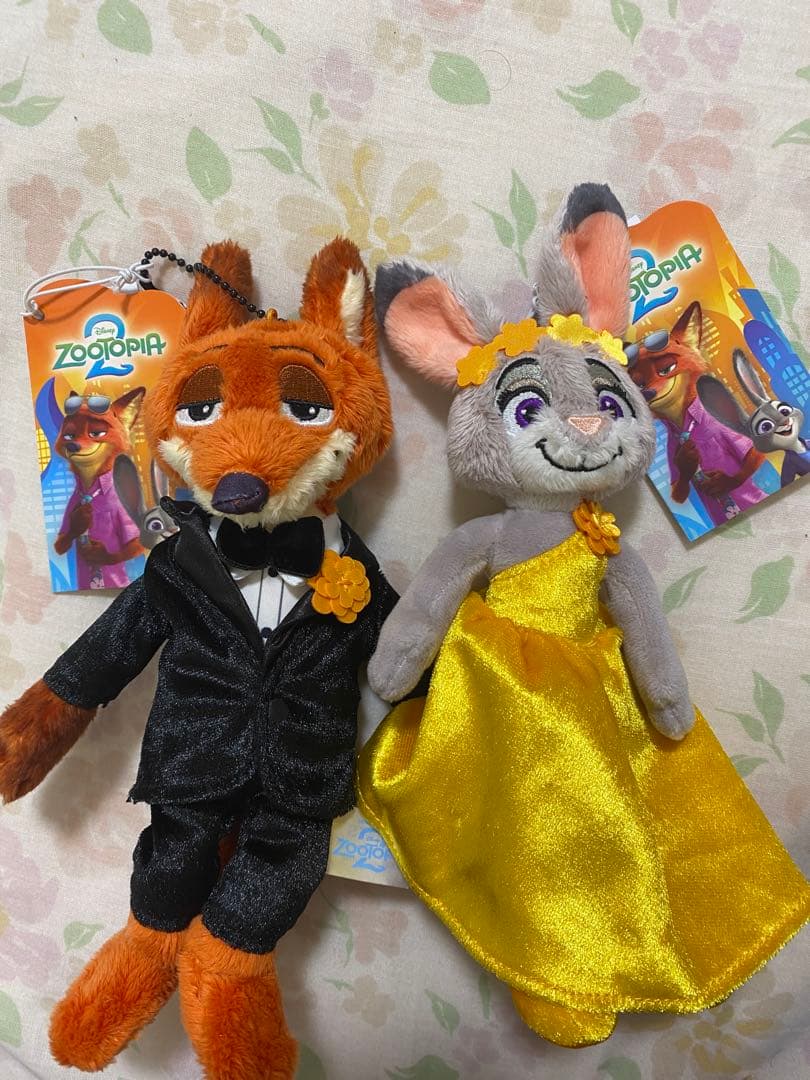 ズートピア2ニック・ジュディ ぬいぐるみセット