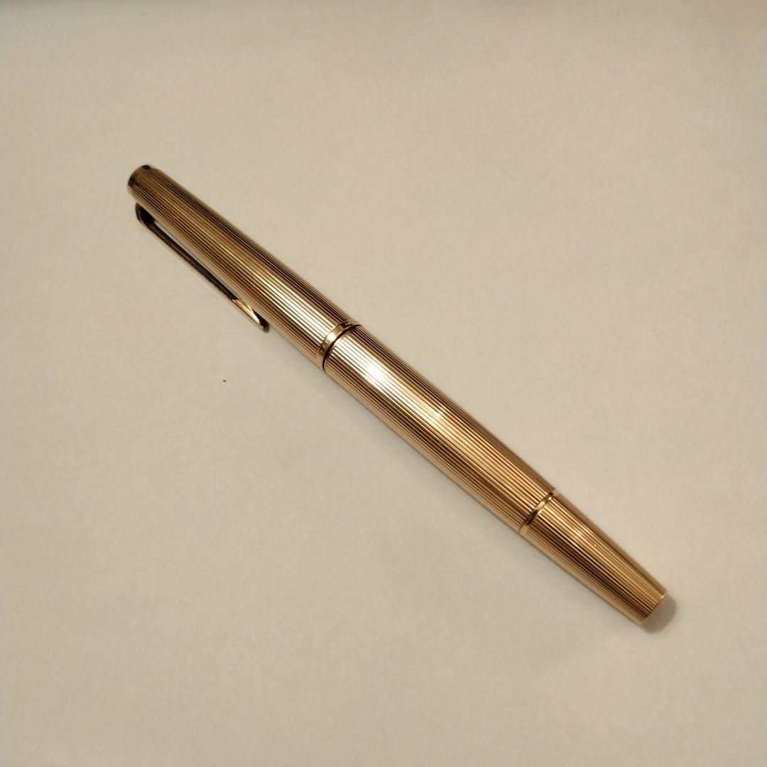 セール　ビンテージ　モンブラン　万年筆　1246 金張り　吸入式　18金