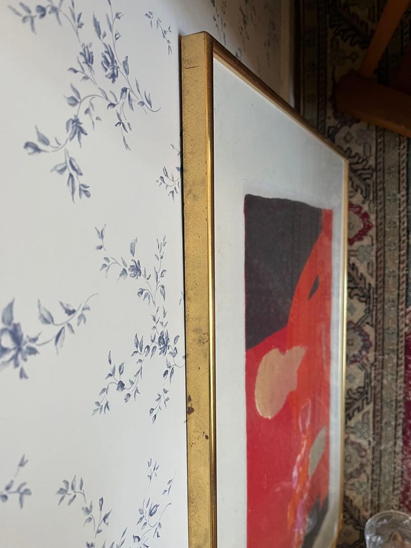 ベルナール・カトラン　リトグラフ　サインあり　ED 27／175 大きめ　額装