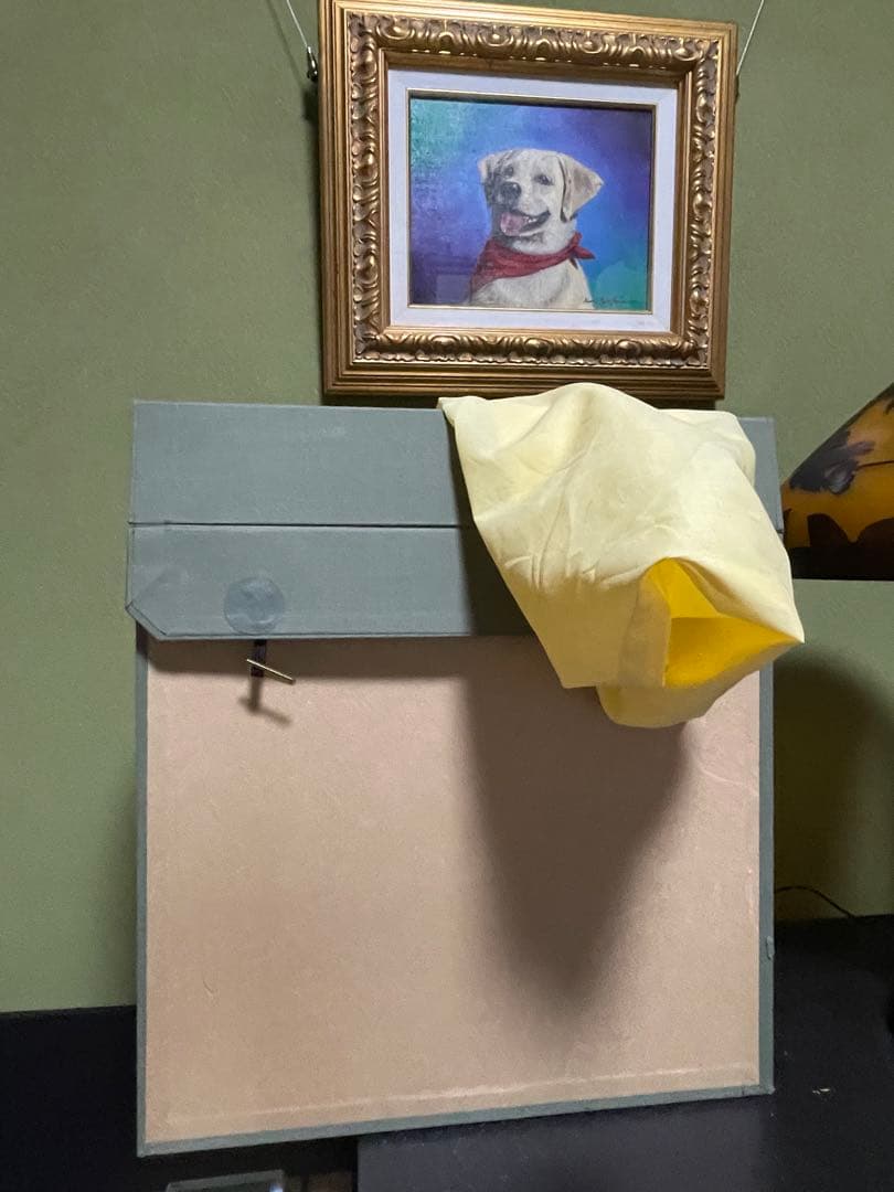 八代亜紀　絵画　真作　赤いバンダナ　 偽サイトに⚠️注意⚠️して下さい写真16と17