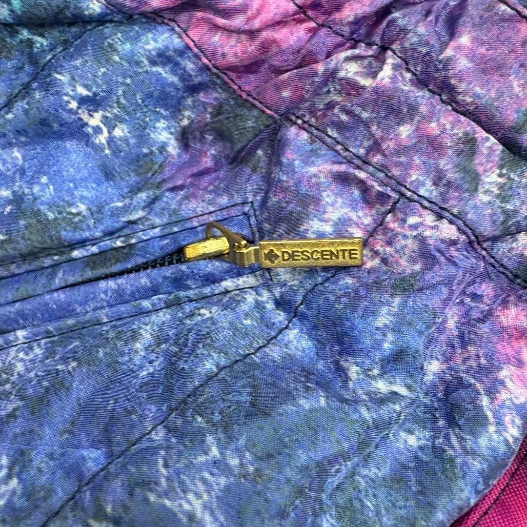 DESCENTE デサント XLサイズ スキーウェア 金ボタン 派手 レトロ