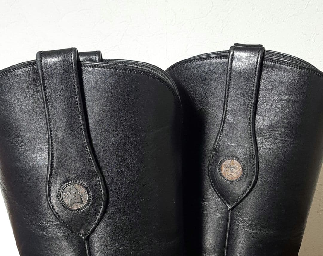 新春セール❗【アメリカ製】J.B.HILL ウエスタンブーツ 黒 おまけ付き