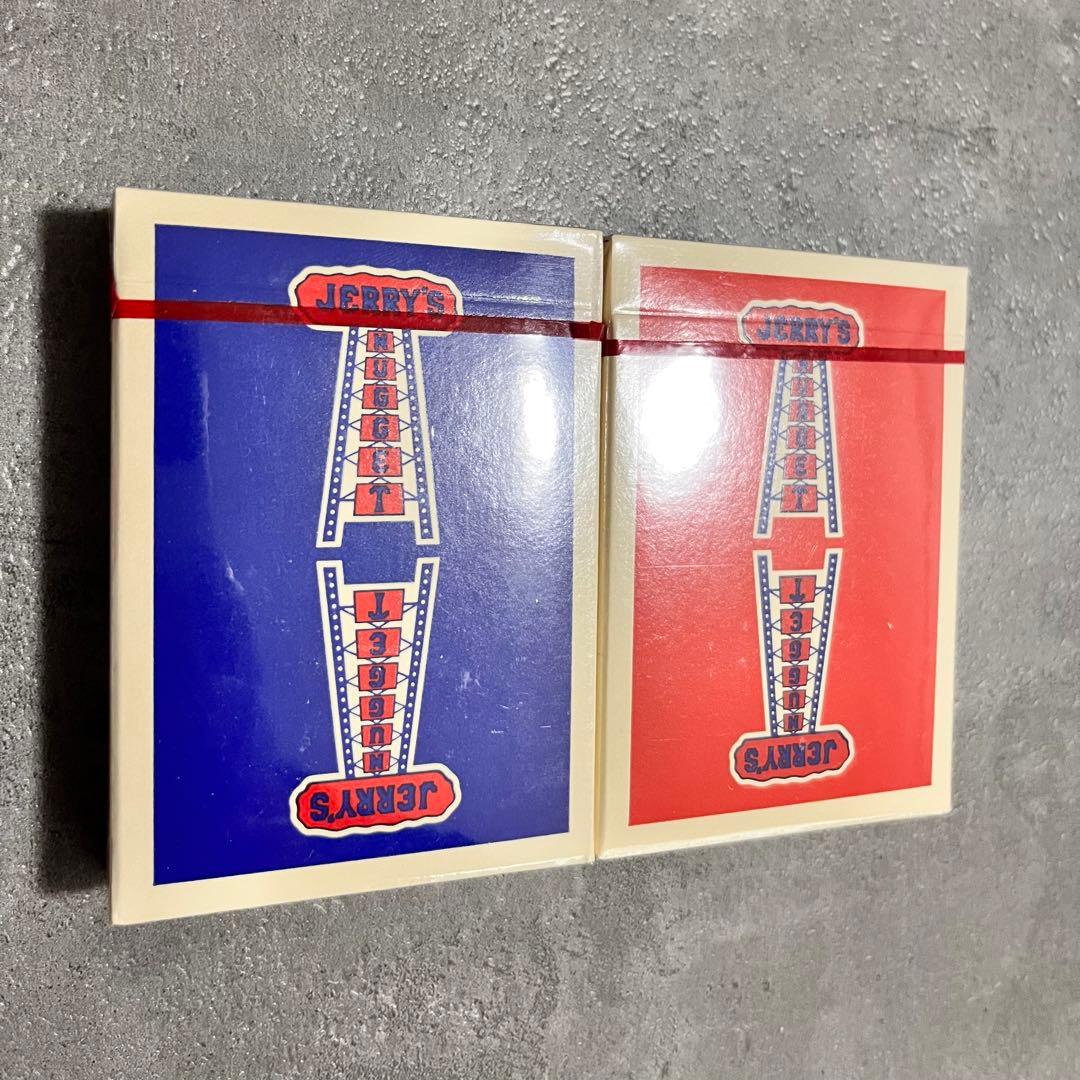 Jerry's nugget 本物　赤青1個づつ　ジェリーズナゲット　トランプ