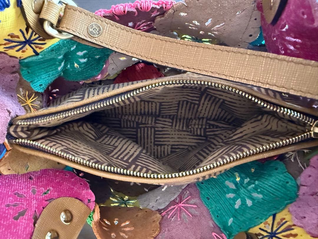 Jamin Puech ジャマンピエッシュ　2way バッグ　フラワー　袋付