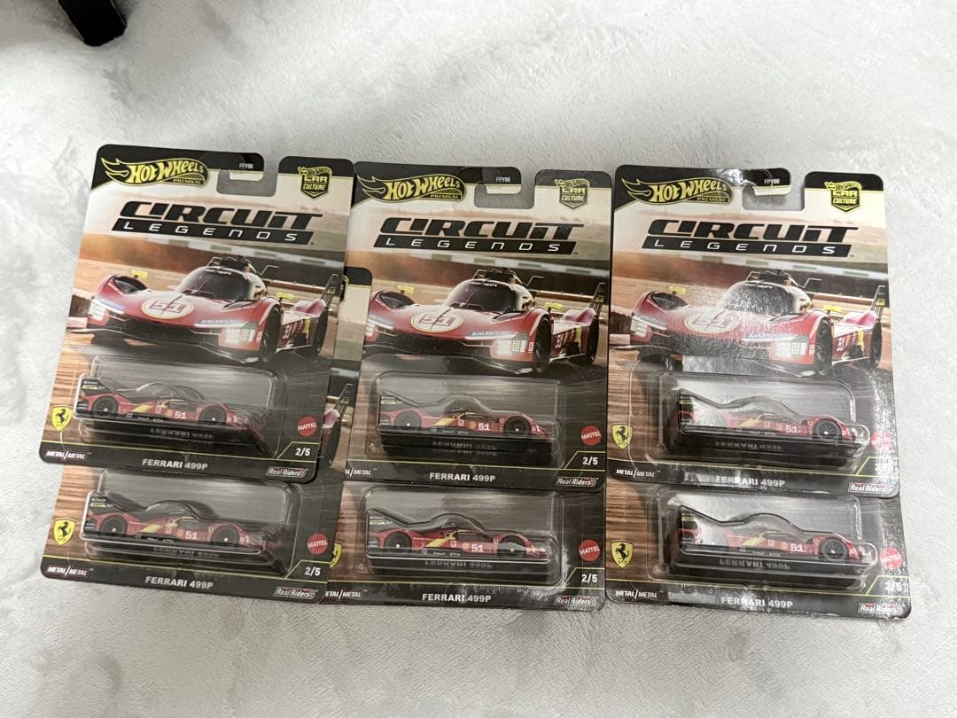 ホットウィール　サーキットレジェンズ　FERRARI 499P 6台セット