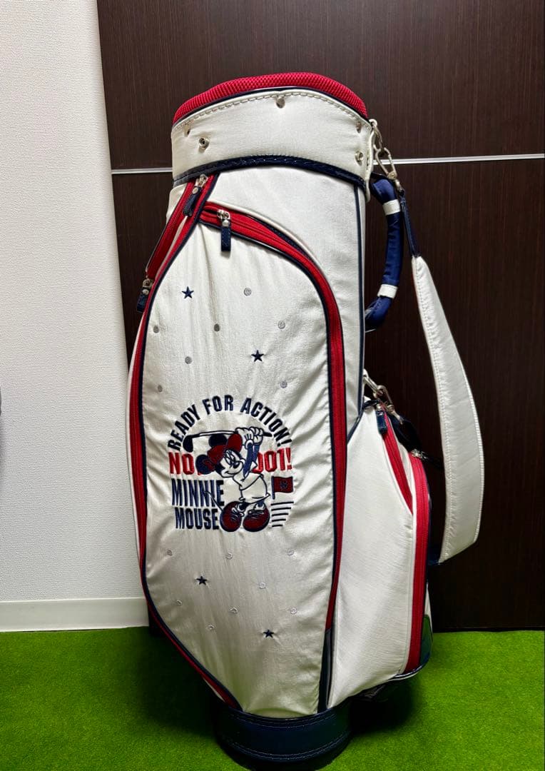 【最終値下げ】新品未使用 ディズニー ミニーマウス　レディース キャディバッグ