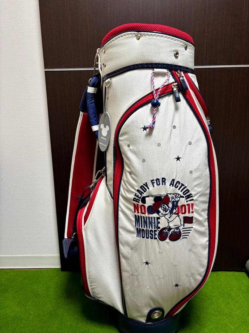 【最終値下げ】新品未使用 ディズニー ミニーマウス　レディース キャディバッグ