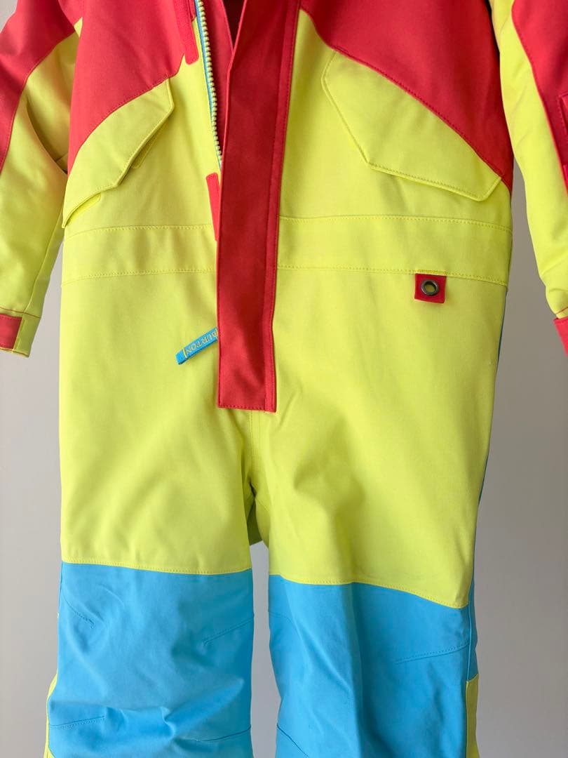 【美品】【BURTON】キッズ スノーウェア つなぎ 100cm