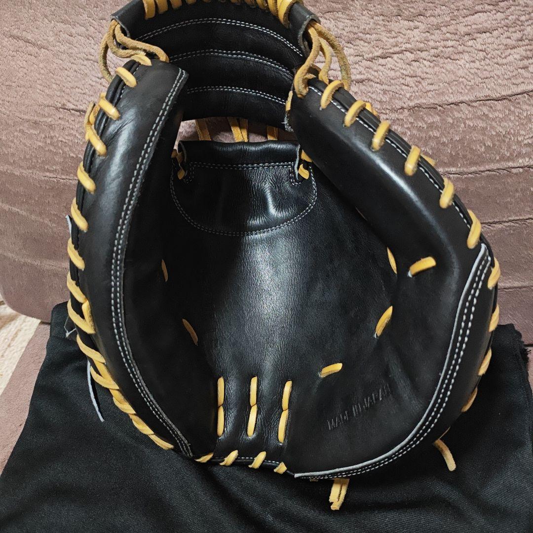 新品!型付け済！アトムズ硬式キャッチャーミット　寺田レザー