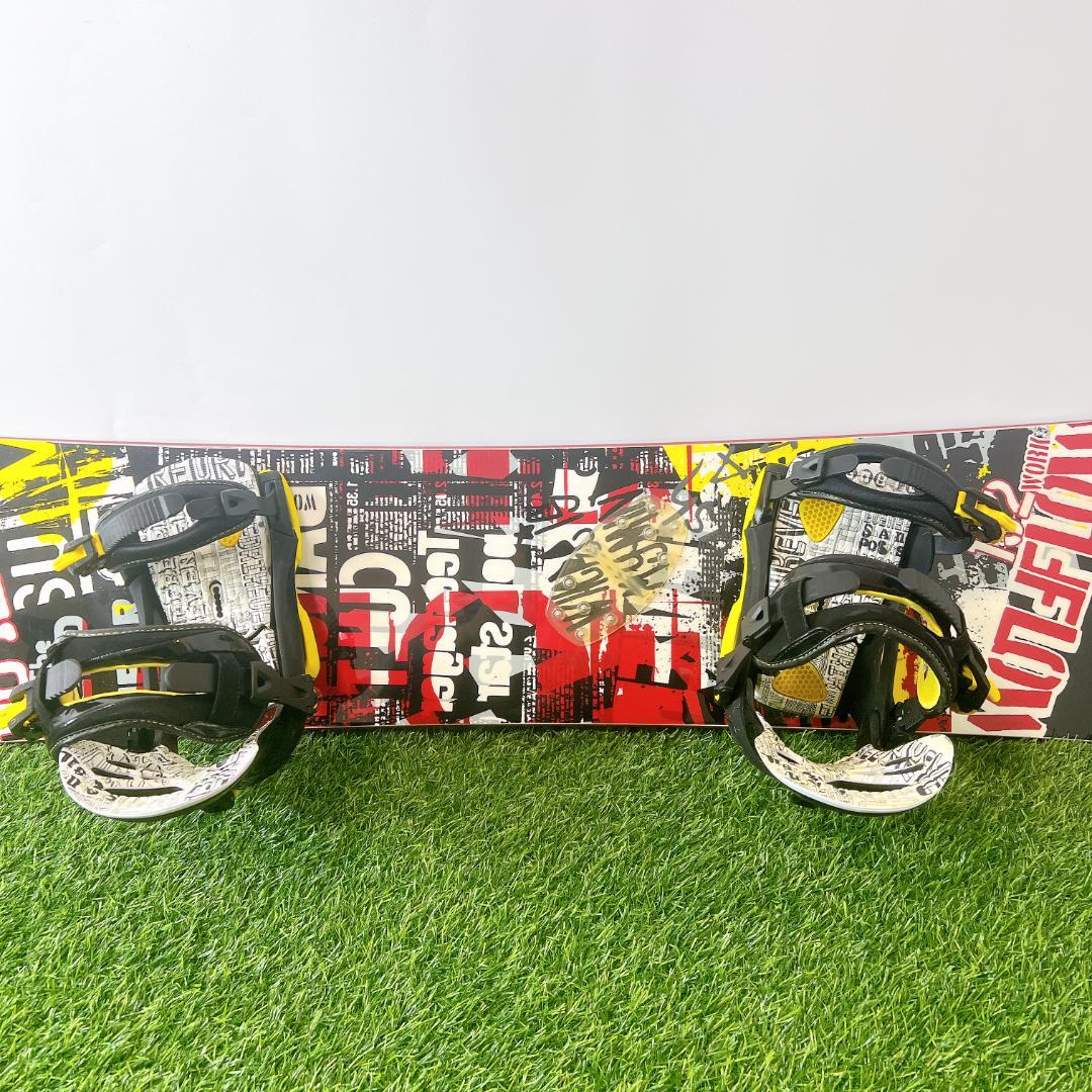 FLOW 152cm バイン head Lサイズ スノーボード 2点セット