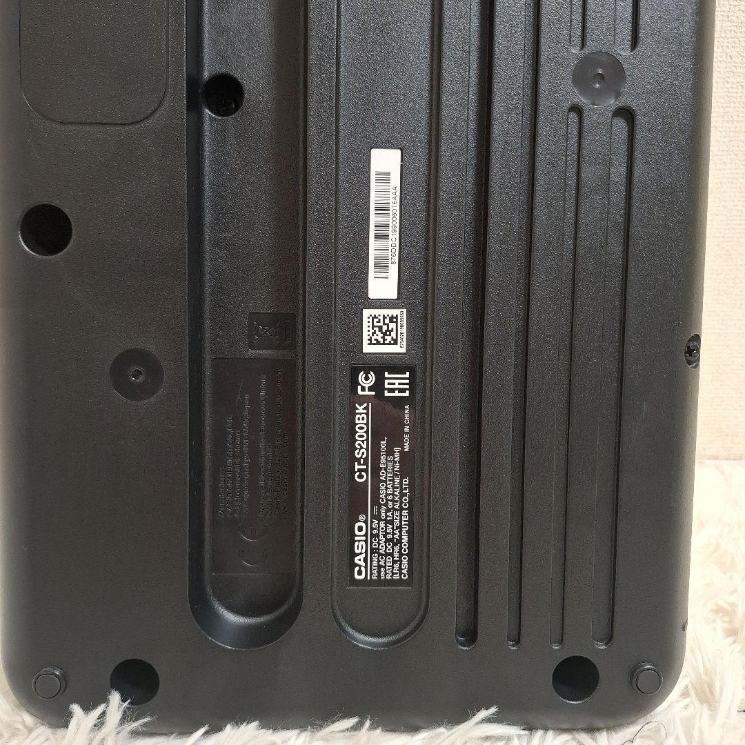 【極美品】CASIO CT-S200 61鍵盤 Casiotone 電子ピアノ