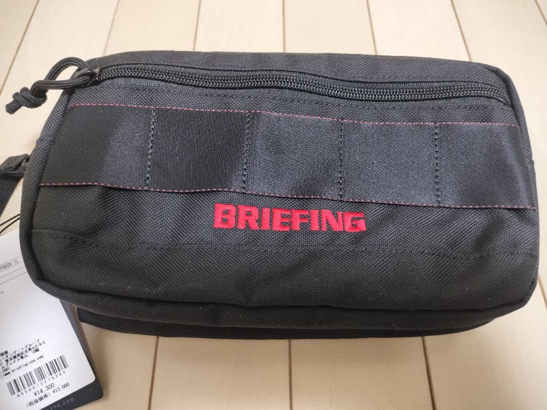 新品未使用　BRIEFING GOLF ダブルジップ ポーチ BRG231G43