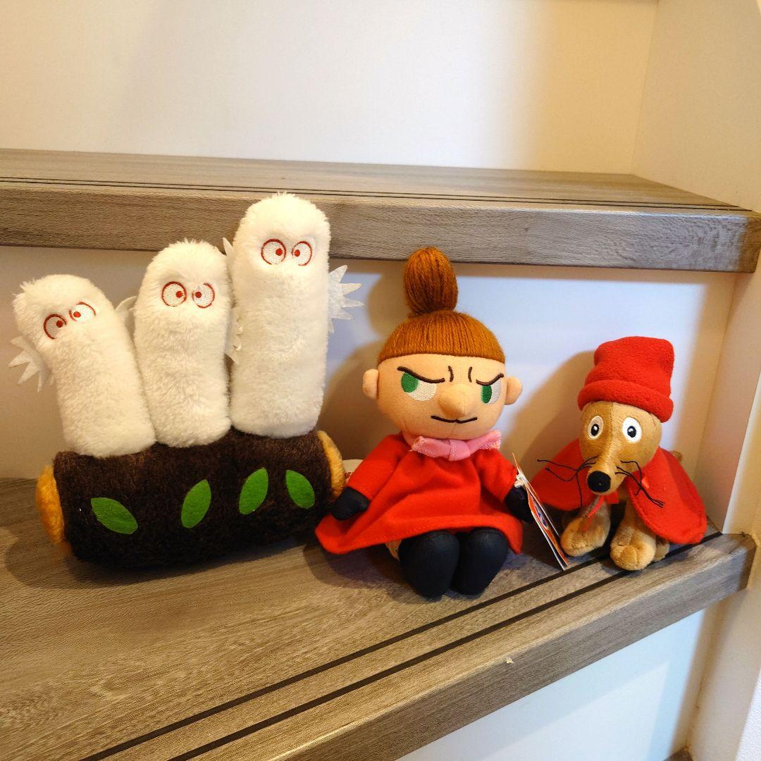 レア　3点セット　ムーミン ニョロニョロ　リトルミイ　メソメソ　ぬいぐるみ