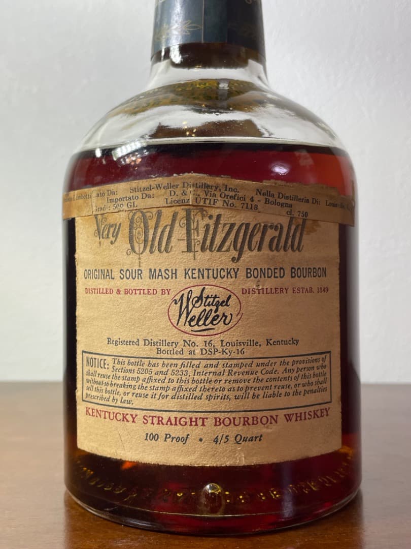 ★ Very Old Fitzerald 1954-1962 BONDED ★