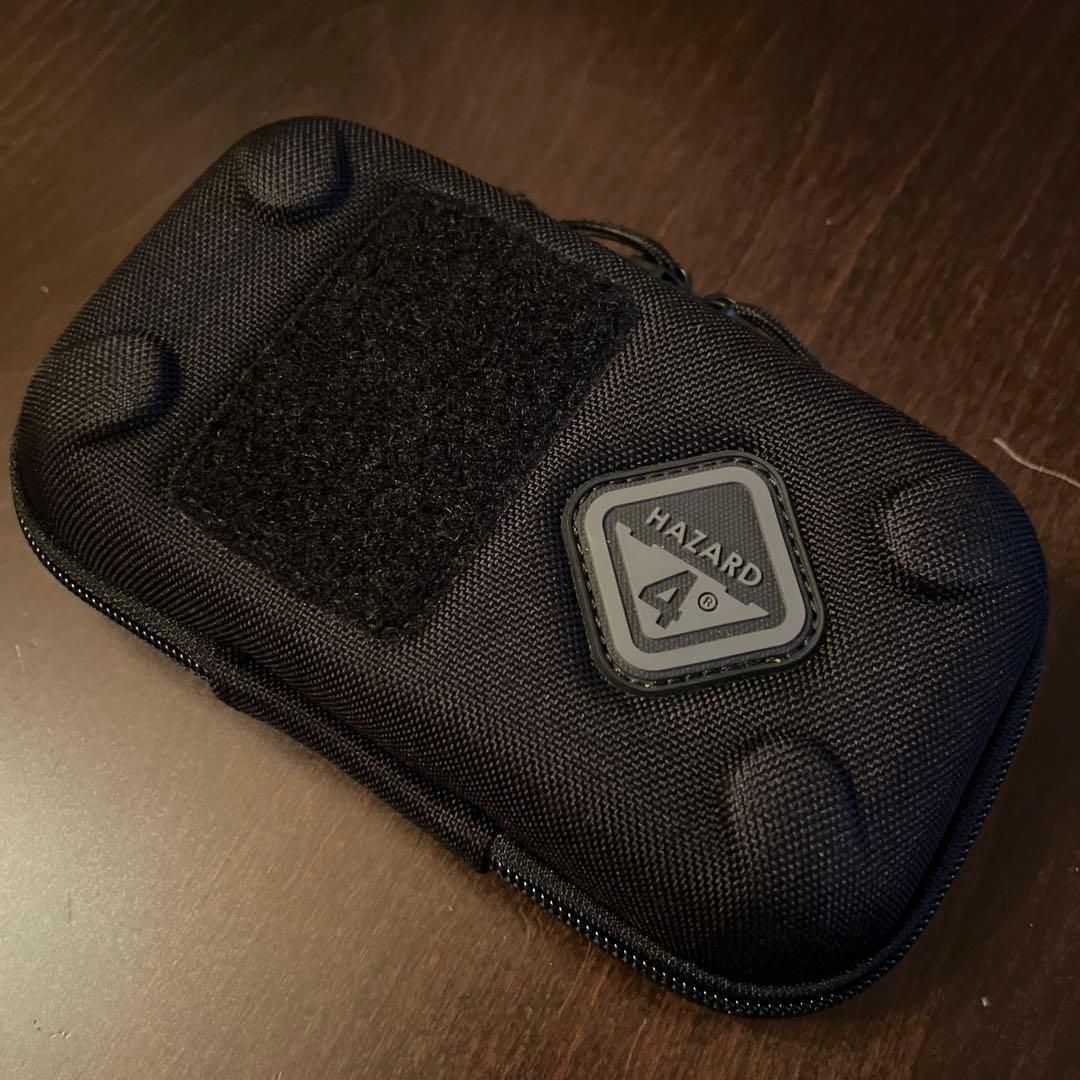 美品　HAZARD4 ハッチング　シェル フォン アドミン ケース　ブラック