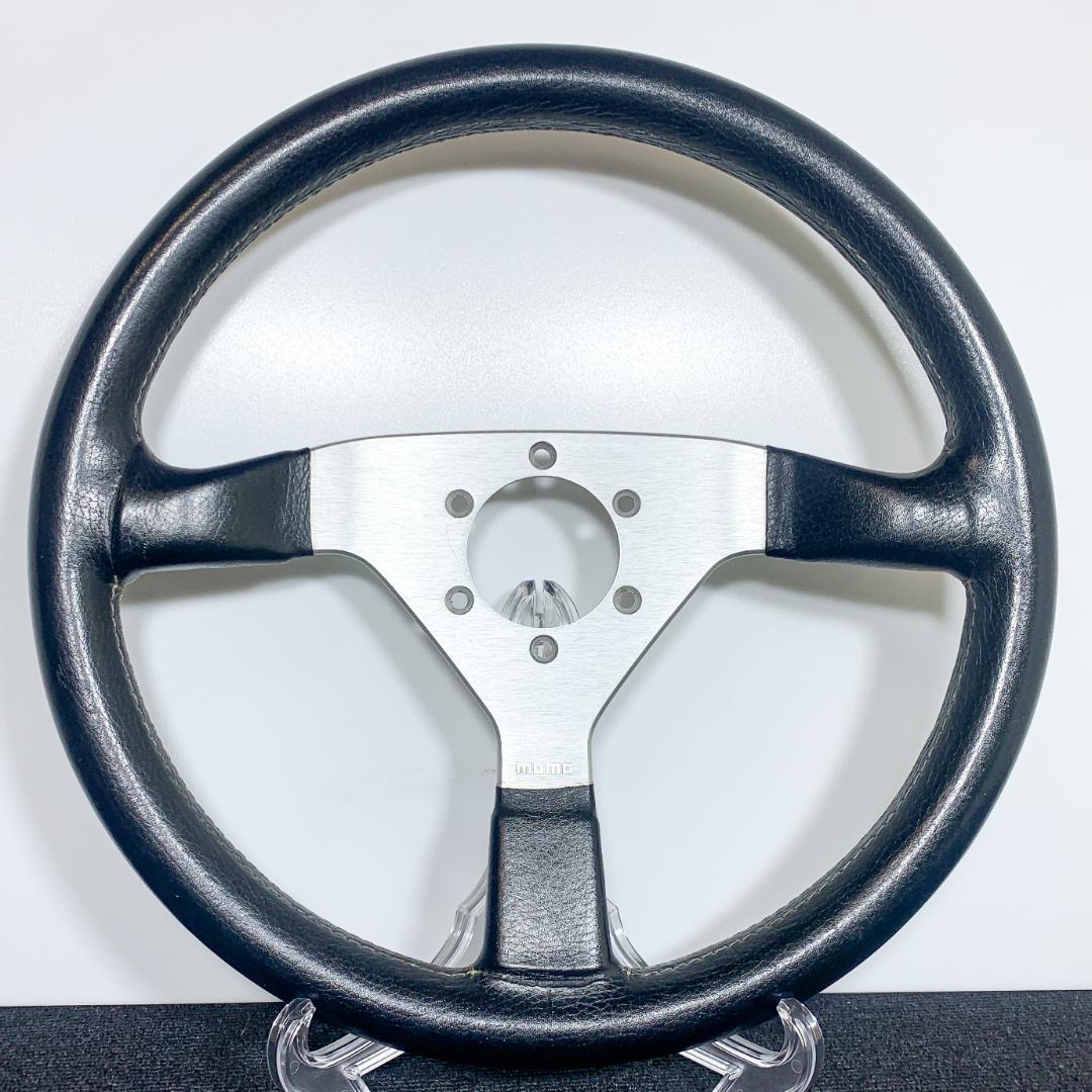 モモ ヴェローチェ レザー ステアリング 当時物 93年製 希少 良品