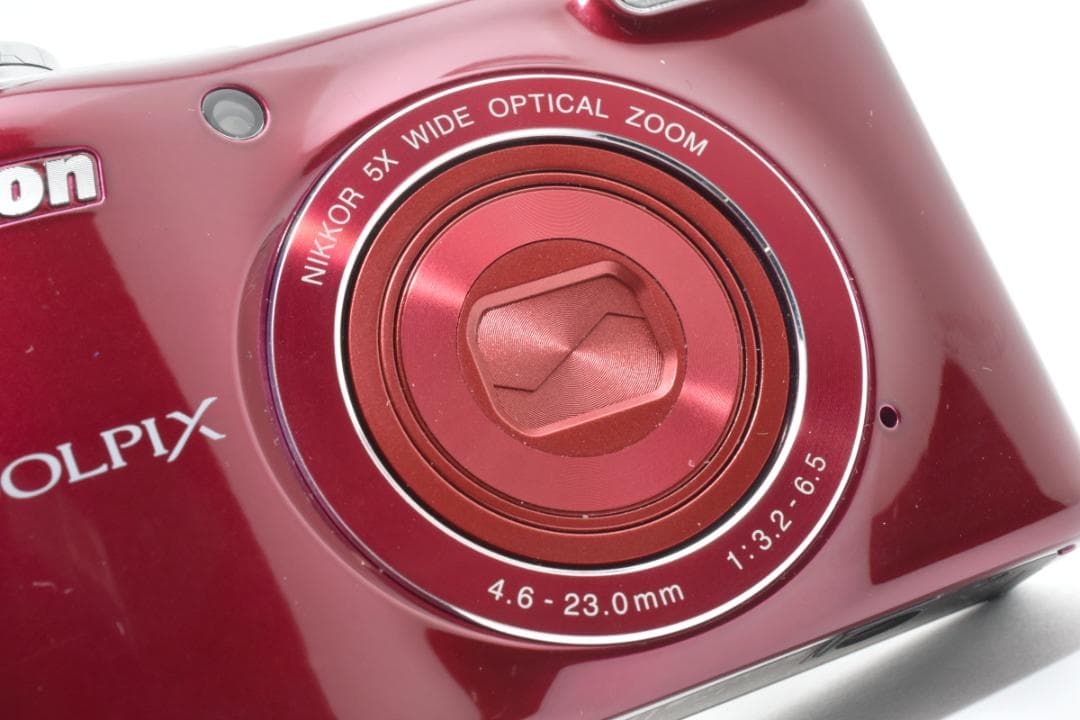 ⭐️美品⭐️ニコン Nikon COOLPIX L30 レッド 動作確認済み