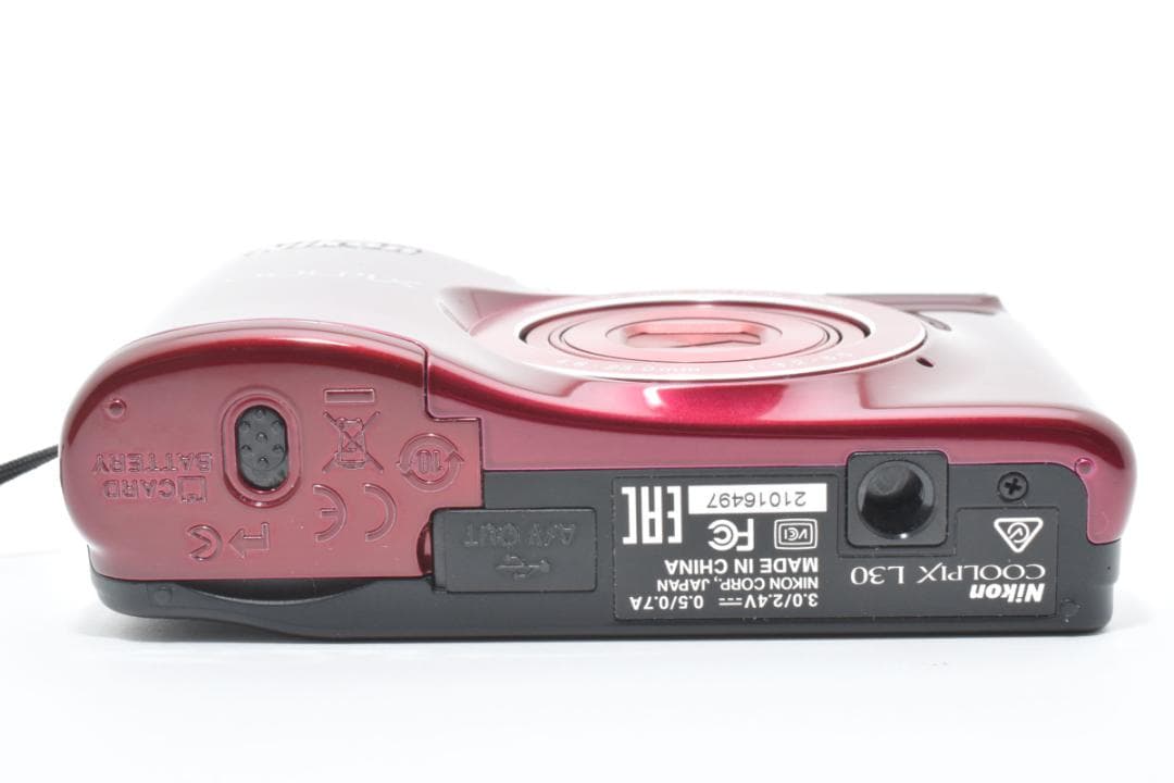 ⭐️美品⭐️ニコン Nikon COOLPIX L30 レッド 動作確認済み