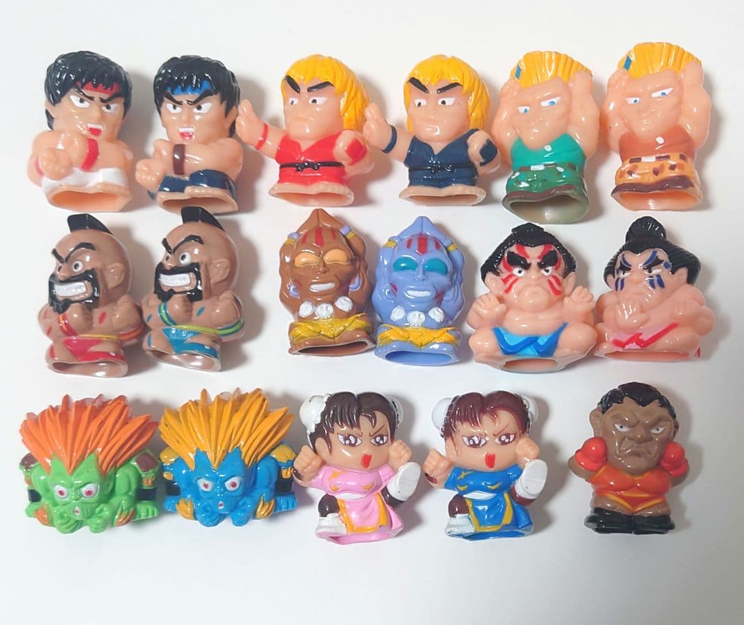 ストリートファイター　指人形　17個