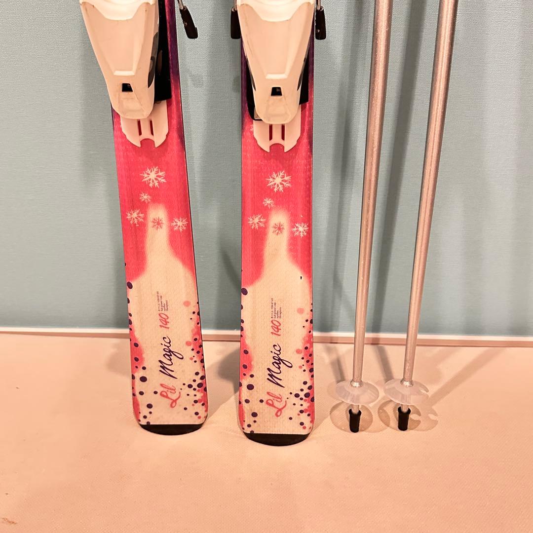 エラン Elan Lil Magic 140 cm ストック 付 キッズ 女 子