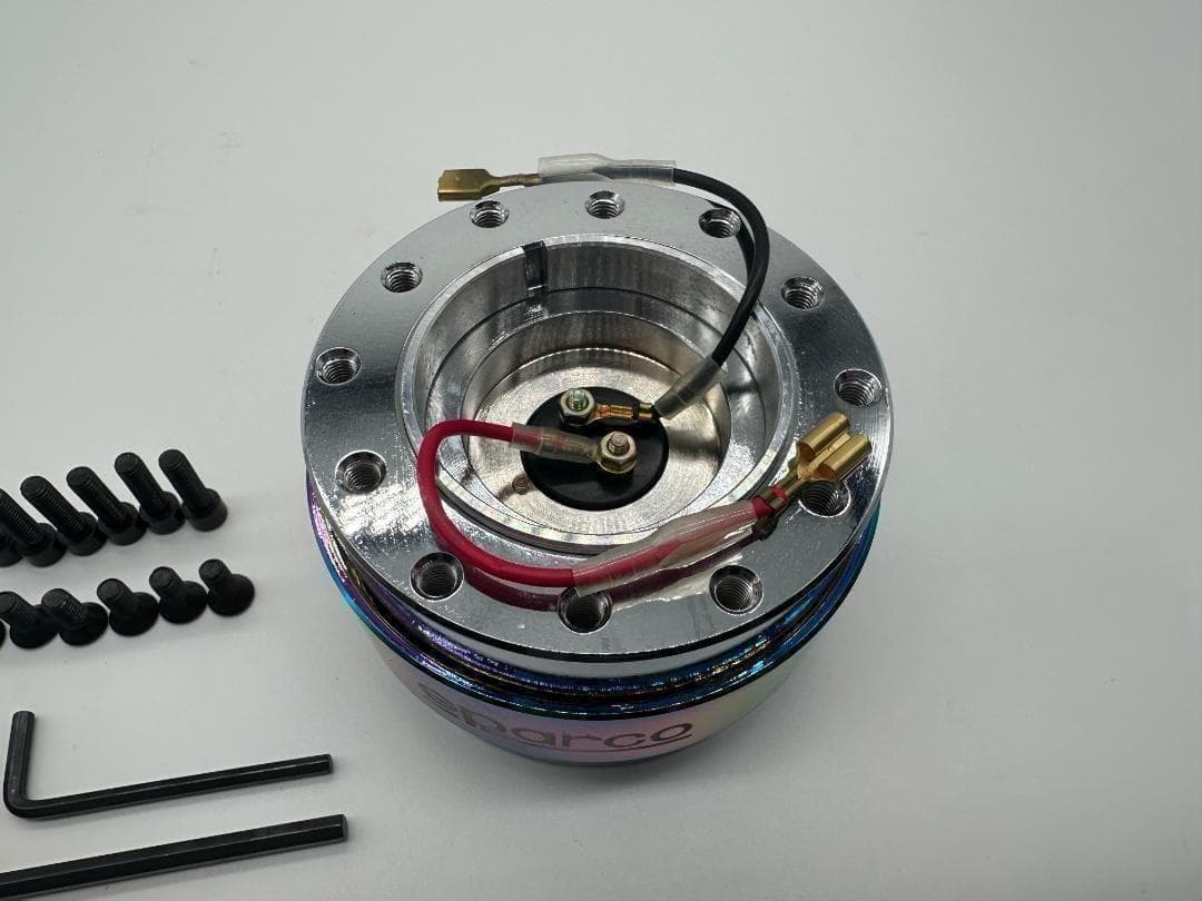 3個【ネオクローム】クイックリリース ボス ハンドル 脱着 モモ ナルディ 対応