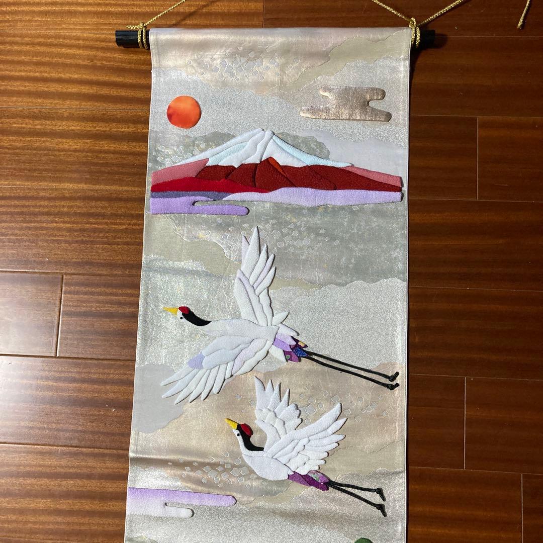 らいおんくま★ちりめん細工　お正月の押絵タペストリー