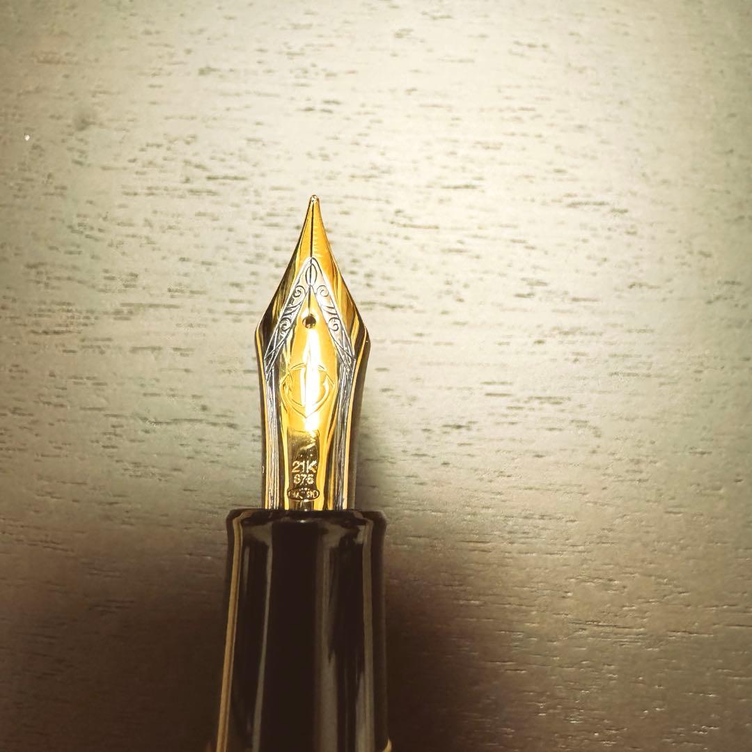 【美品】セーラー　キングプロフィット　エボナイト　21K　万年筆（B字）