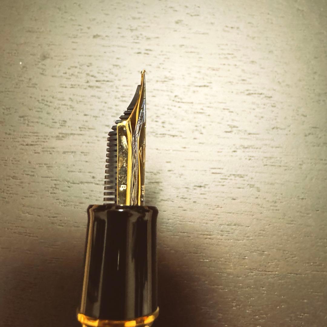 【美品】セーラー　キングプロフィット　エボナイト　21K　万年筆（B字）