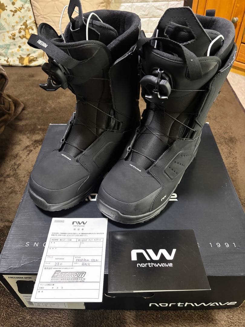 northwave FREEDOM SPIN ブラック 28.0 一回のみ使用