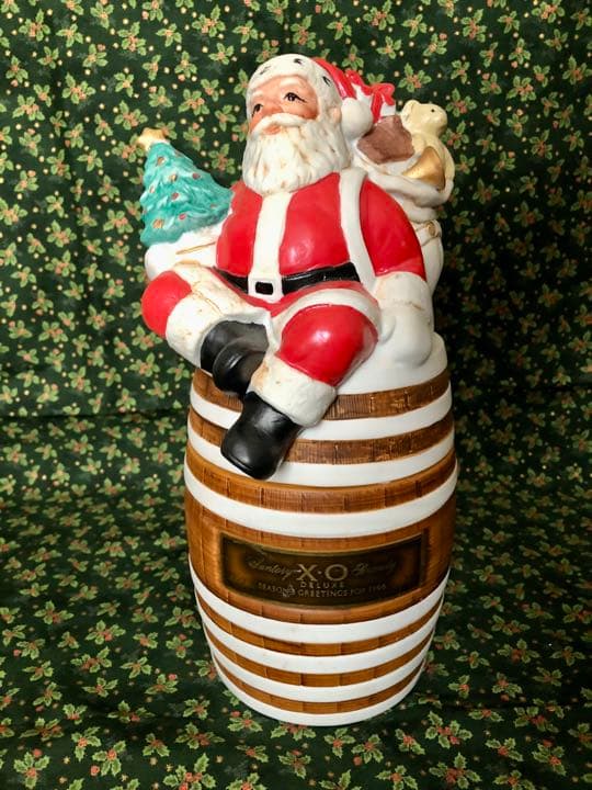 サントリーブランデーXOデラックス サンタクロースボトル（箱付き）