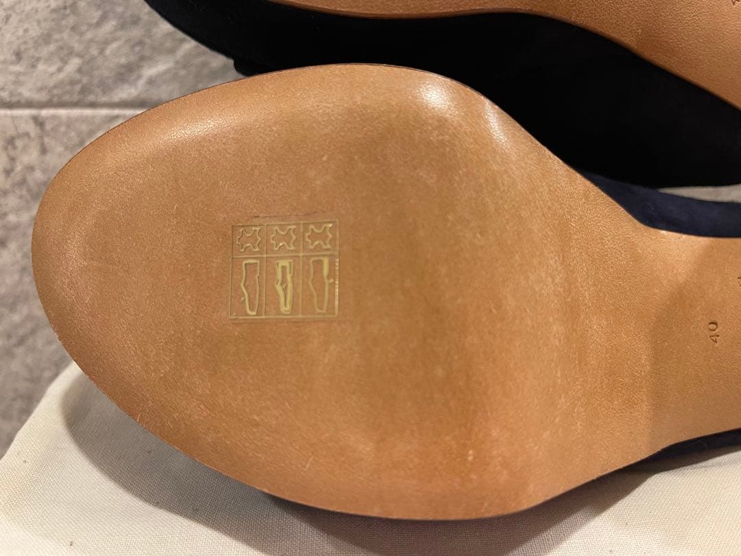 【limoncello】MANSUR GAVRIEL ネイビー ミュール