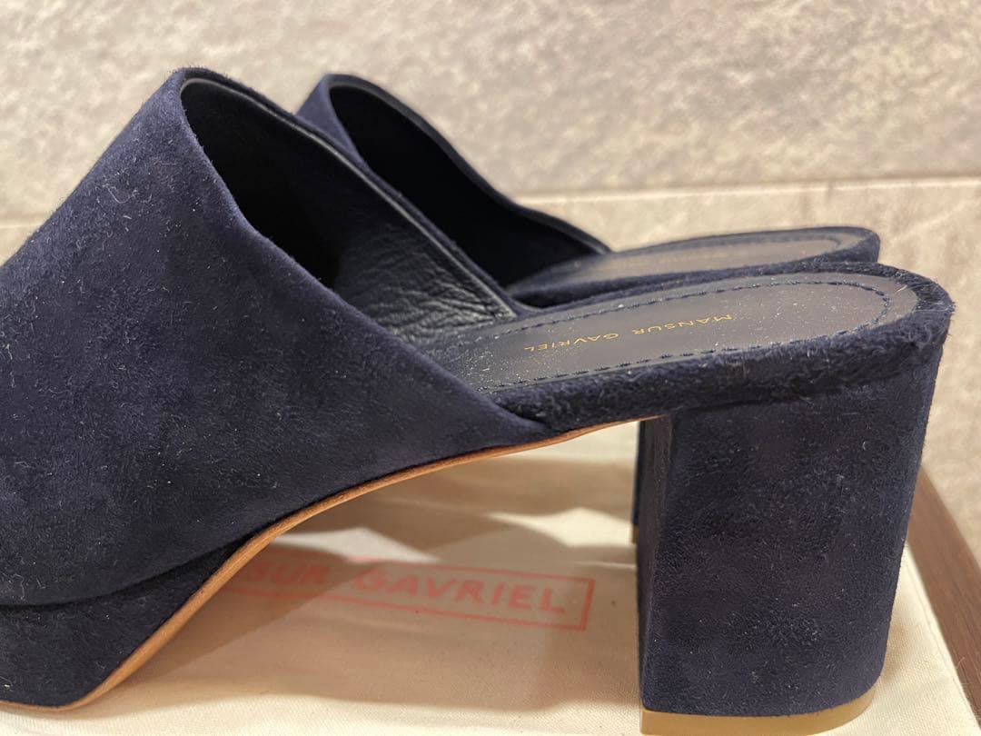 【limoncello】MANSUR GAVRIEL ネイビー ミュール