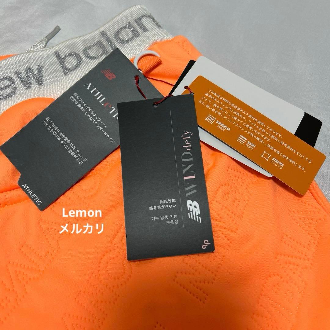 ニューバランスゴルフ 防風保温ストレッチ キルト/裏フリース　セットアップM新品