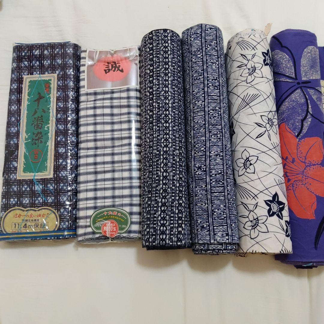 未使用◇浴衣反物◇6反セット