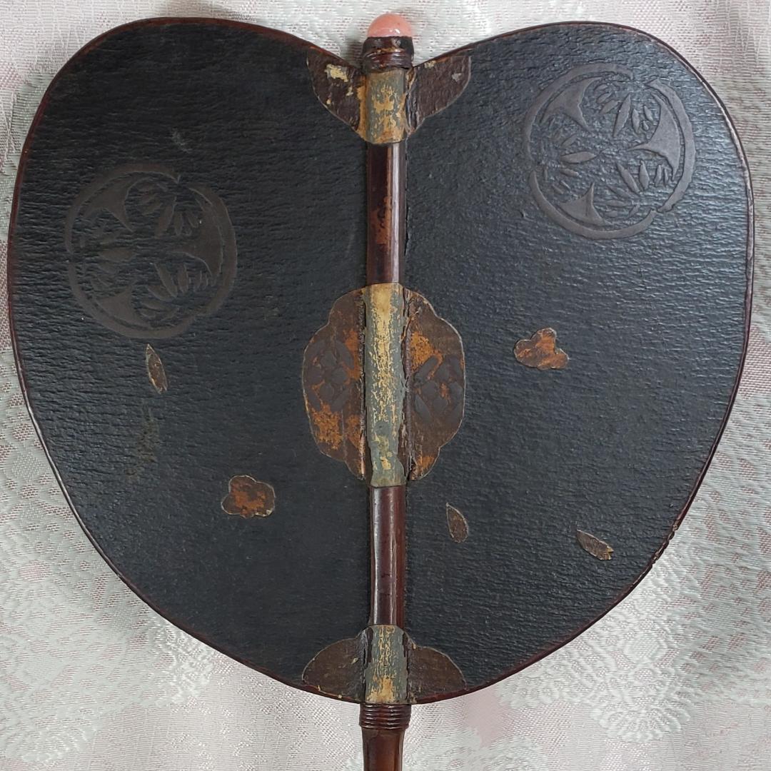 【徳川家伝来】◆『三つ葉葵紋 軍配』◆検）軍扇 徳川家康 徳川家光 徳川秀忠