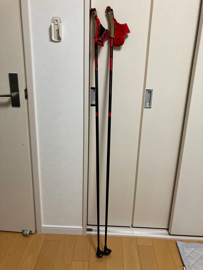 クロスカントリー　MADSHUS ジュニア　ストック　140センチ