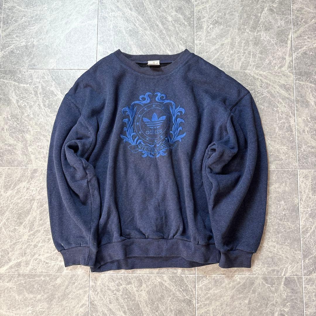 ☆激レア☆adidas アディダス デサント製 スウェット トレフォイルロゴ