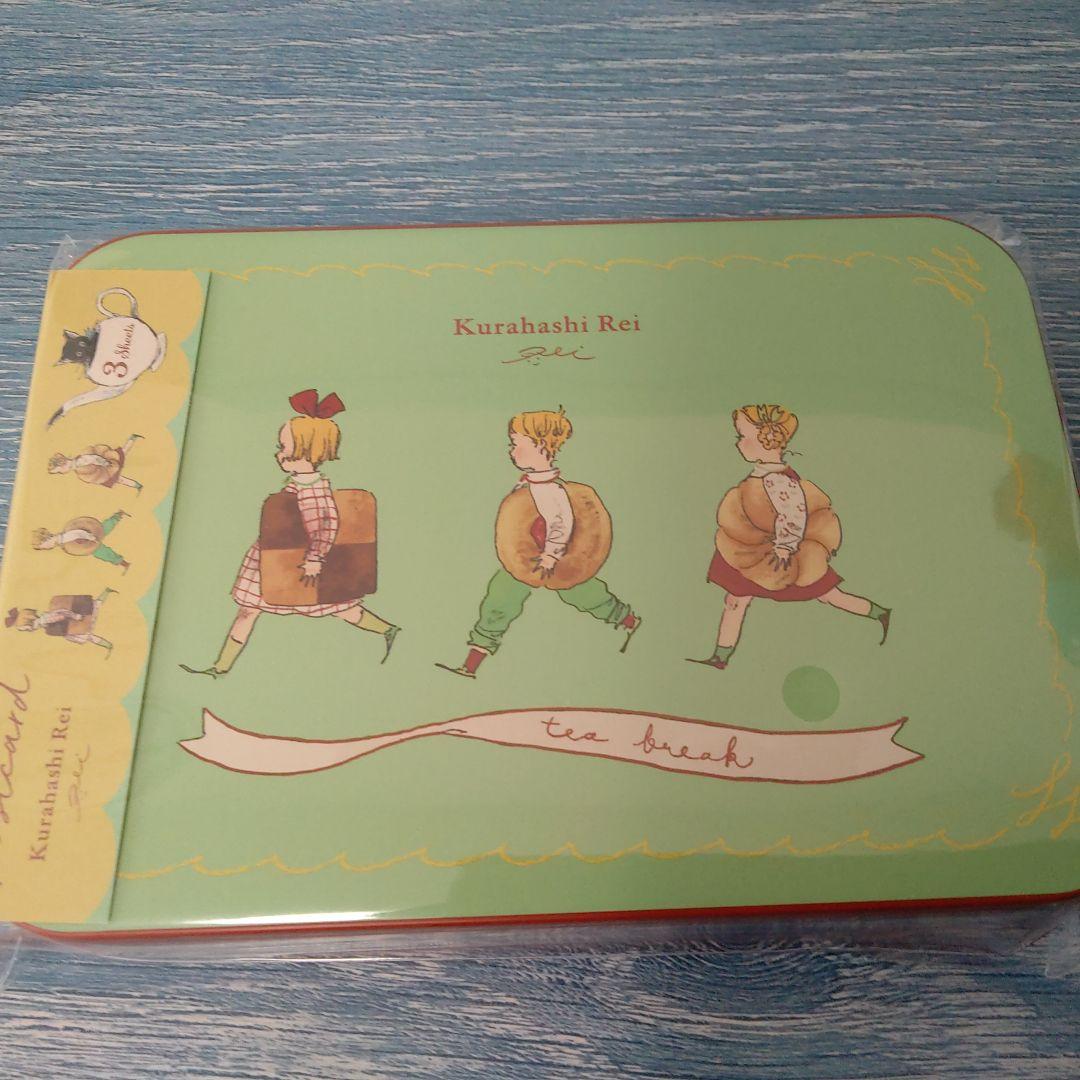 ☆おまとめ☆くらはしれいさん　缶入りメモ全６種/ポストカード3セット