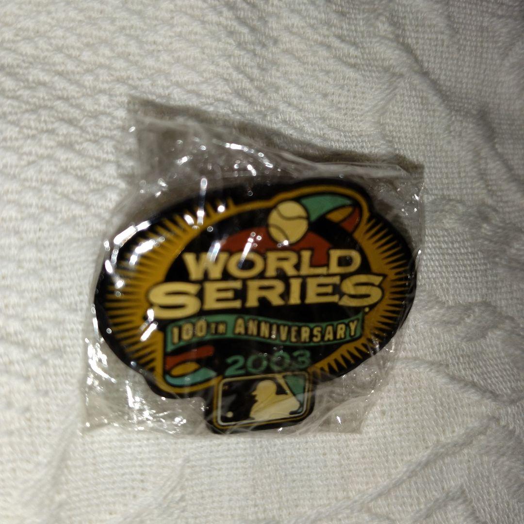 MLB.2003.ワールドシリーズ.ボール.ピンバッジ　　　 　　 　　松井秀喜