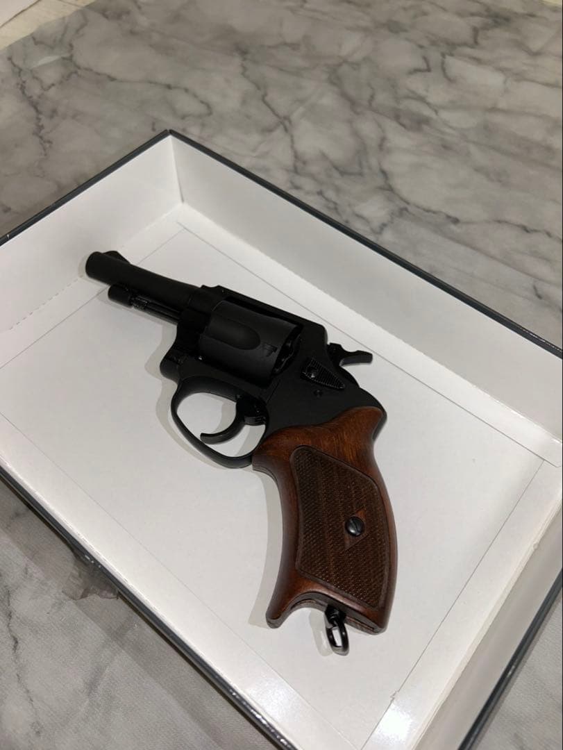 マルシンポリスリボルバー77ミリ本体 弾丸 箱付き