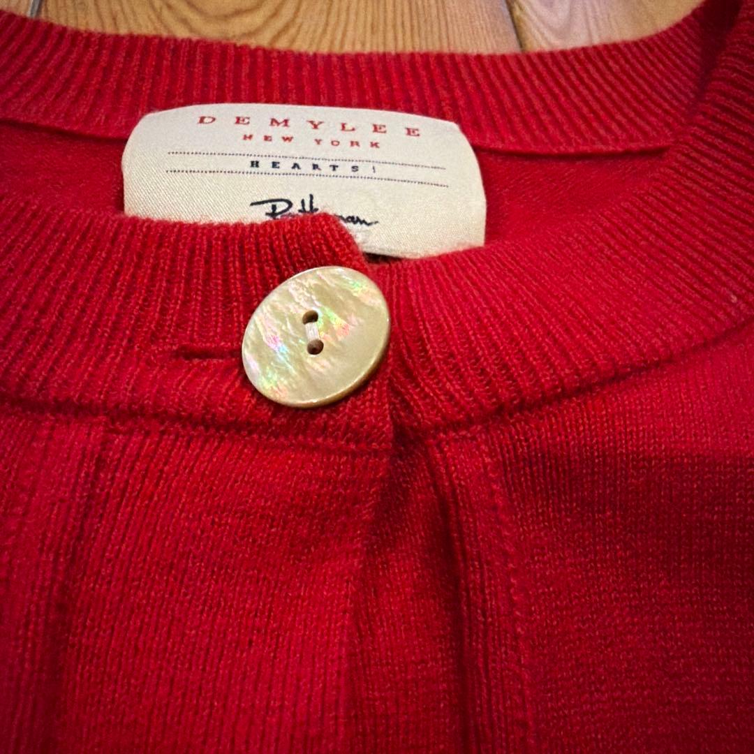 ロンハーマン別注DEMYLEE 赤ニットカーディガン