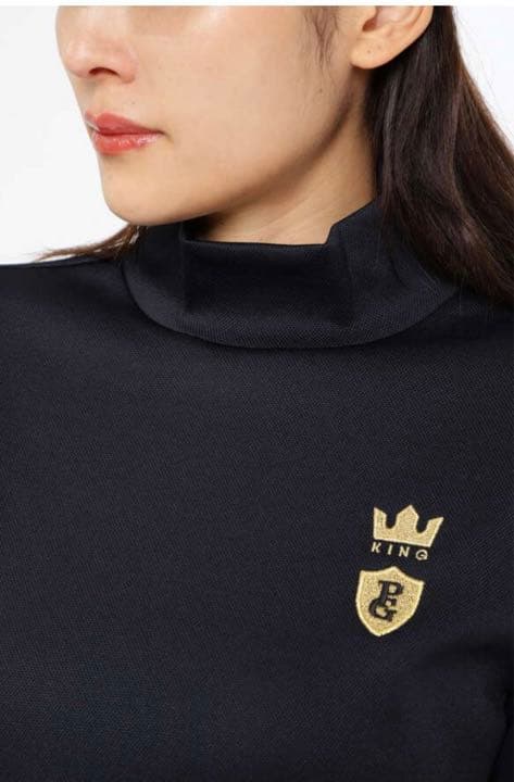 パーリーゲイツ 原プロモデル ブラック MFYハイネックカットソー サイズ00