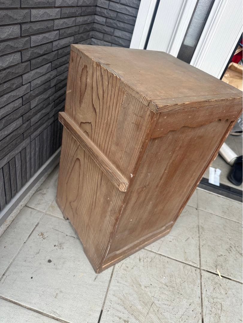 昭和レトロアンティーク二箇セット木箱入り 灰入 茶道具 古民具 角火鉢 古道具