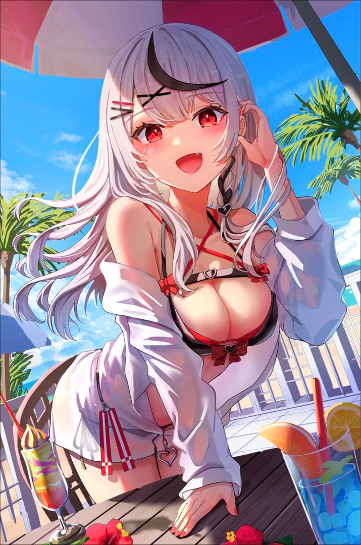 C105 茶々蔵 ホロライブ　沙花叉クロヱ　B2タペストリー　コミケ