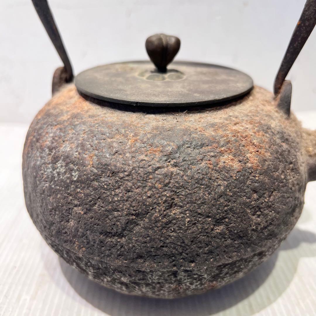 時代物　龍文堂造 鉄瓶 急須 茶道具 骨董　インテリア　コレクション