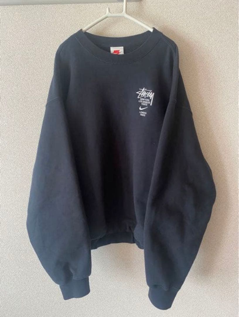 Stussy nike コラボスウェット Lサイズ リメイク済み