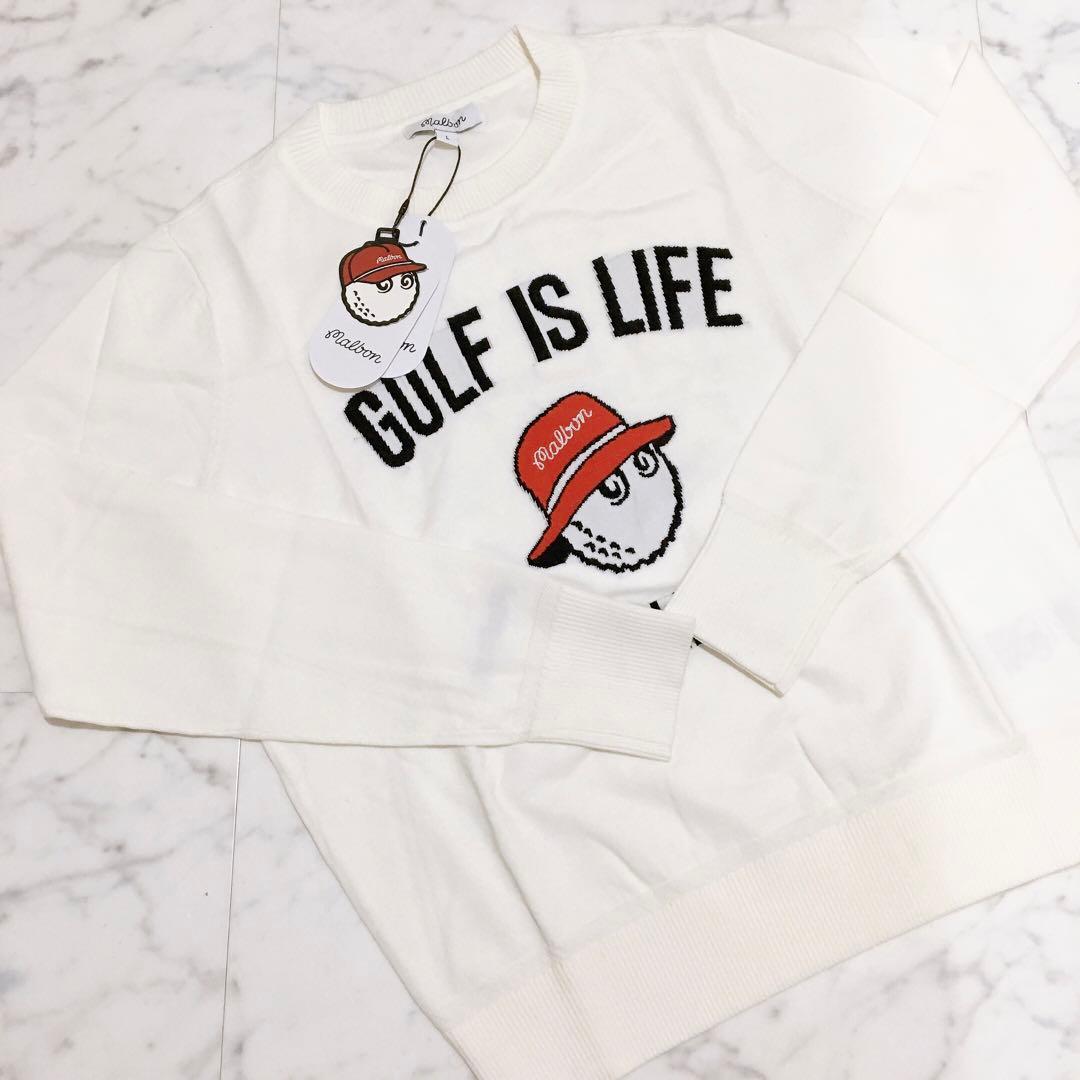 新品未使用 ゴルフ malbon マルボン レディース セーター 長袖 Lサイズ