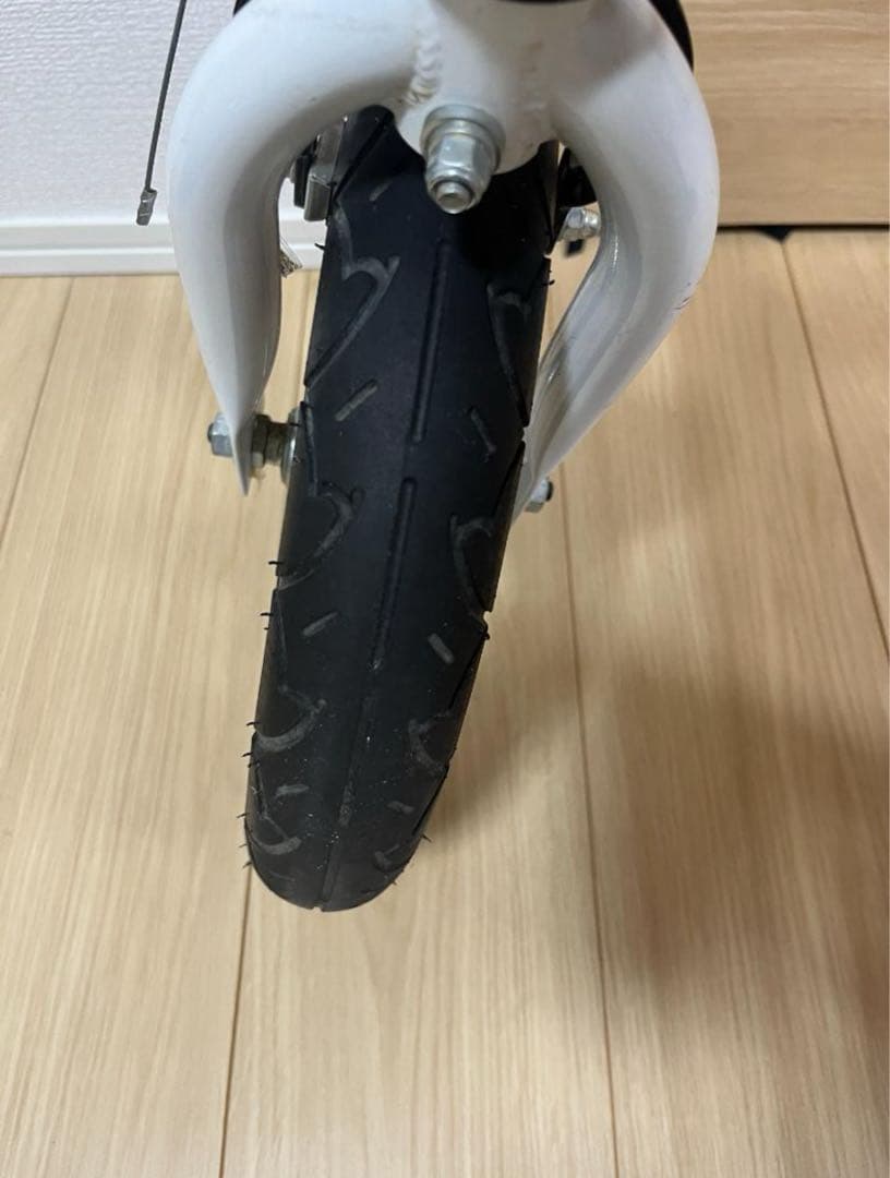 Henshin 幼児用自転車 ホワイト/ピンク 引取りも可能