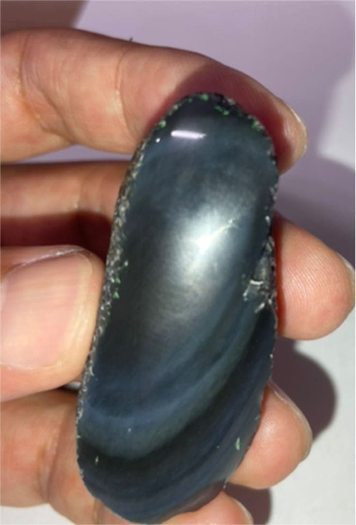 研磨品　十勝石玲瓏5個セット+玲瓏原石ランダムおまけ2個