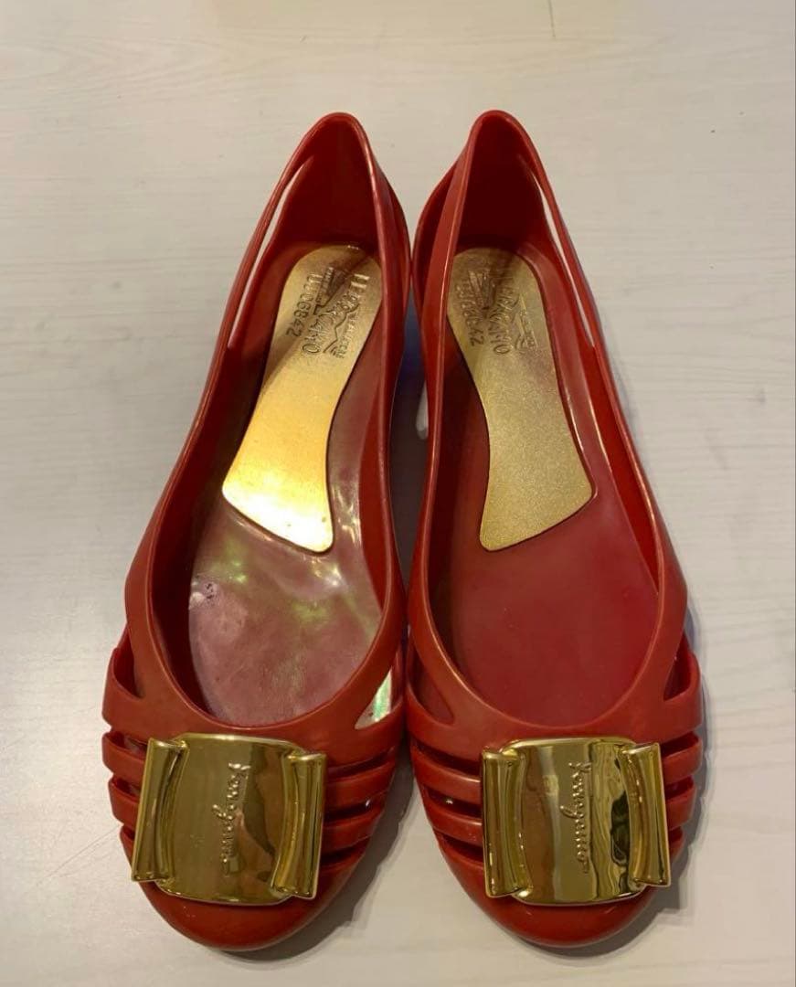 ニム　‼️ フェラガモ ラバーシューズ 10 ２点おまとめ